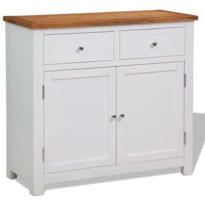 Aparador De Madera De Roble 90x33,5x83 Cm Vidaxl Aparador De Madera De Roble 90x33,5x83 Cm Vidaxl