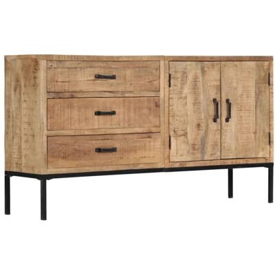 Aparador De Madera Maciza De Mango 140x35x75 Cm Vidaxl Aparador De Madera Maciza De Mango 140x35x75 Cm Vidaxl
