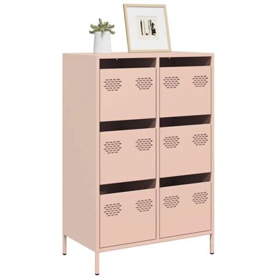 Aparador Acero Rosa 68x39x101,5 Cm Vidaxl Aparador Acero Rosa 68x39x101,5 Cm Vidaxl