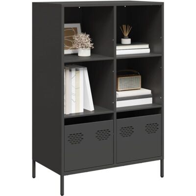Aparador Acero Negro 68x39x103,5 Cm Vidaxl Aparador Acero Negro 68x39x103,5 Cm Vidaxl