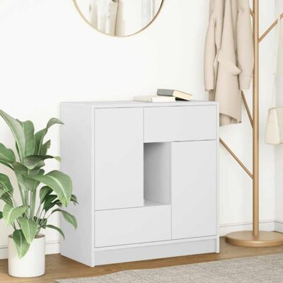 Aparador Con Cajones Y Puertas Blanco 70,5x34x74,5 Cm Vidaxl Aparador Con Cajones Y Puertas Blanco 70,5x34x74,5 Cm Vidaxl