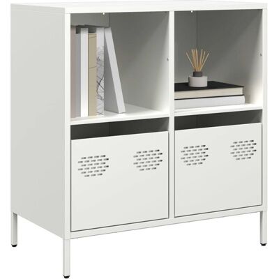 Aparador De Acero Laminado En Frío Blanco 68x39x73,5 Cm Vidaxl Aparador De Acero Laminado En Frío Blanco 68x39x73,5 Cm Vidaxl