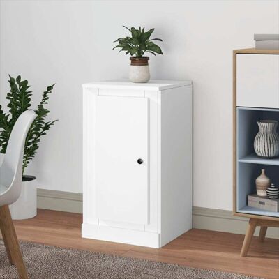 Vidaxl - Aparador De Madera Contrachapada Blanco 37,5x35,5x67,5 Cm Vidaxl - Aparador De Madera Contrachapada Blanco 37,5x35,5x67,5 Cm
