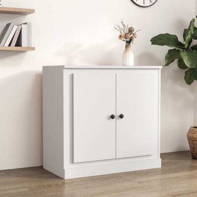 Aparador De Madera Contrachapada Blanco 70x35,5x67,5 Cm Vidaxl Aparador De Madera Contrachapada Blanco 70x35,5x67,5 Cm Vidaxl