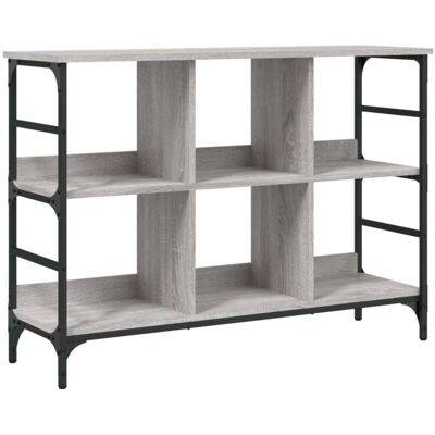 Vidaxl - Aparador De Madera De Ingeniería Gris Sonoma 102x32x73,5 Cm Vidaxl - Aparador De Madera De Ingeniería Gris Sonoma 102x32x73,5 Cm