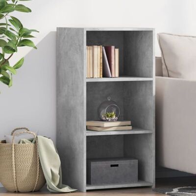 Vidaxl - Aparador De Madera De Ingeniería Gris Hormigón 45x41x93 Cm Vidaxl - Aparador De Madera De Ingeniería Gris Hormigón 45x41x93 Cm
