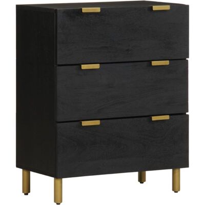 vidaXL Aparador de madera de ingeniería negro - Sideboard vidaXL Aparador de madera de ingeniería negro - Sideboard