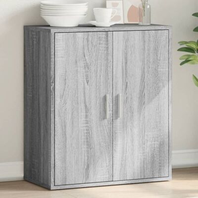 Aparador De Madera De Ingeniería Gris Sonoma 79x38x80 Cm Vidaxl Aparador De Madera De Ingeniería Gris Sonoma 79x38x80 Cm Vidaxl