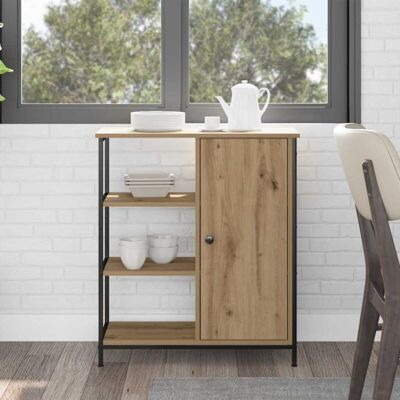 Aparador de Madera Rústica Vidaxl - Mueble de Almacenaje Estilo Industrial Aparador de Madera Rústica Vidaxl - Mueble de Almacenaje Estilo Industrial