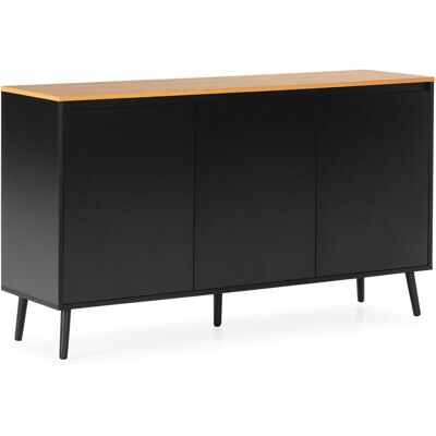 Vs Venta-stock - Aparador Desi 3 Puertas Color Negro Vs Venta-stock - Aparador Desi 3 Puertas Color Negro
