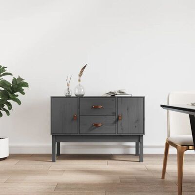 vidaXL Aparador de Madera de Pino Maciza - Mueble de Almacenamiento Rústico vidaXL Aparador de Madera de Pino Maciza - Mueble de Almacenamiento Rústico