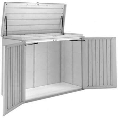 Biohort - Arcon Baul Metalico Highboard 160 Color Plata Metalizado Biohort - Arcon Baul Metalico Highboard 160 Color Plata Metalizado