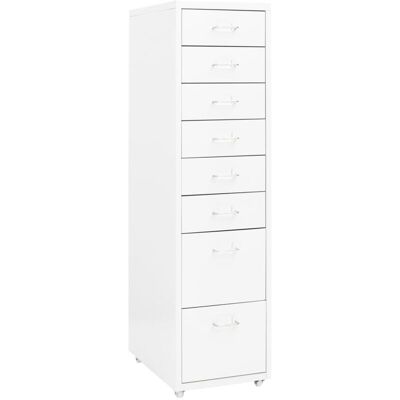Armario Archivador Móvil Metal Blanco 28x41x109 Cm Vidaxl Armario Archivador Móvil Metal Blanco 28x41x109 Cm Vidaxl