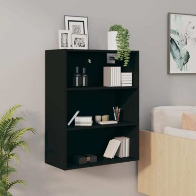 Armario Colgante De Pared Negro 69,5x32,5x90 Cm Vidaxl Armario Colgante De Pared Negro 69,5x32,5x90 Cm Vidaxl