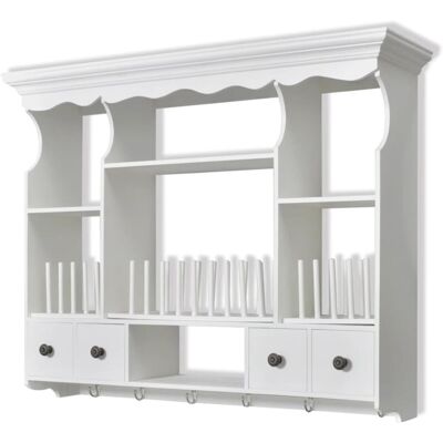 Mueble De Pared Para Cocina De Madera Blanco Vidaxl Mueble De Pared Para Cocina De Madera Blanco Vidaxl