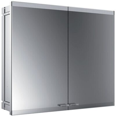 Evo Armario Con Espejo, Modelo Empotrado, 2 Puertas, 800 Mm, - Emco Evo Armario Con Espejo, Modelo Empotrado, 2 Puertas, 800 Mm, - Emco
