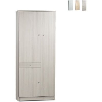 OEM Armario Multiusos De Tres Puertas Y Un Cajón Eucalipto 77x34x H183 Cm OEM Armario Multiusos De Tres Puertas Y Un Cajón Eucalipto 77x34x H183 Cm