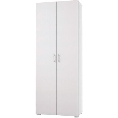 Iperbriko - Armario multiusos con 2 puertas, 1 cajón y 6 estantes - Armario Iperbriko - Armario multiusos con 2 puertas, 1 cajón y 6 estantes - Armario