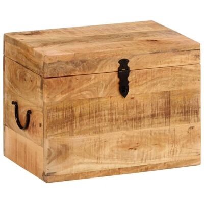 Caja De Almacenaje Madera Maciza De Mango 39x28x31 Cm Vidaxl Caja De Almacenaje Madera Maciza De Mango 39x28x31 Cm Vidaxl
