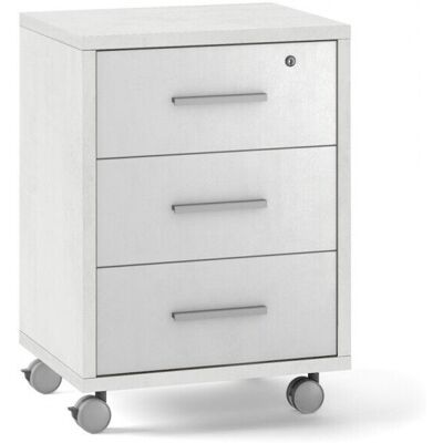 IPERBRIKO Cajonera de Oficina - 3 Cajones Blanco - Almacenamiento de Oficina IPERBRIKO Cajonera de Oficina - 3 Cajones Blanco - Almacenamiento de Oficina