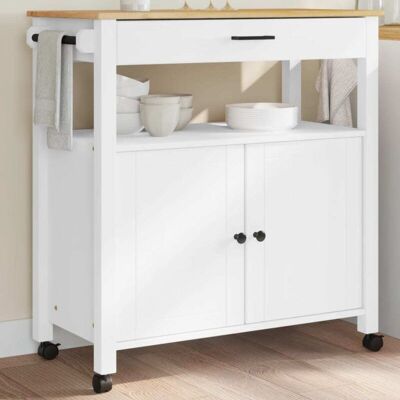 Carrito De Cocina Monza Madera Maciza De Pino 84x40x88,5 Cm Vidaxl Carrito De Cocina Monza Madera Maciza De Pino 84x40x88,5 Cm Vidaxl