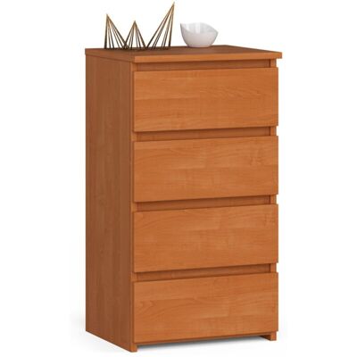 Cómoda Akord Cl4 Aliso 40 Cm 4 Cajones Frente En Color Aliso 40x35x74 Cm Cómoda Akord Cl4 Aliso 40 Cm 4 Cajones Frente En Color Aliso 40x35x74 Cm
