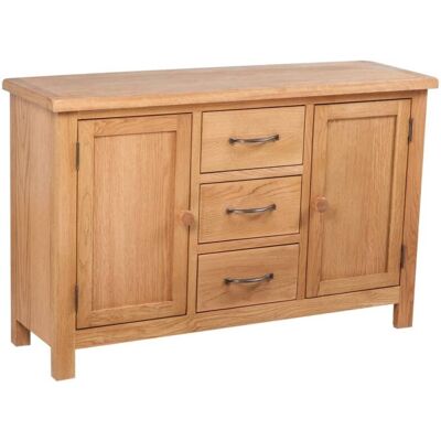Aparador Grande 3 Cajones Madera Maciza Roble 110x33,5x70 Cm Vidaxl Aparador Grande 3 Cajones Madera Maciza Roble 110x33,5x70 Cm Vidaxl