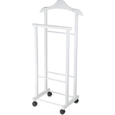 Compactor Organización Del Armario - Perchero 97x33x29 Cm, Con Ruedas, Blanco Ran7877 Compactor Organización Del Armario - Perchero 97x33x29 Cm, Con Ruedas, Blanco Ran7877