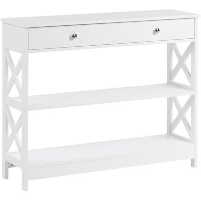 Beliani Montgomery Blanco Aparador - Almacenamiento y Decoración Beliani Montgomery Blanco Aparador - Almacenamiento y Decoración