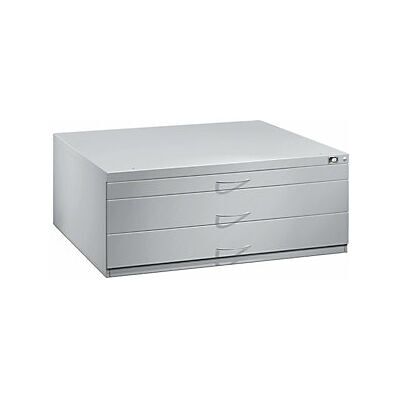 Archivo para planos C+P - DIN A1, 3 Cajones, Gris Claro Archivo para planos C+P - DIN A1, 3 Cajones, Gris Claro