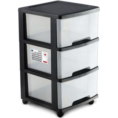 Estantería con ruedas Curver con 3 cajones - 20 L Estantería con ruedas Curver con 3 cajones - 20 L