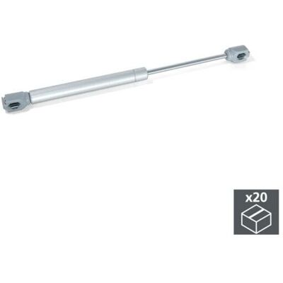 Emuca - PistonGas-8-80 - Gris metalizado - 8 kg 80 mm - Pistón de gas Emuca - PistonGas-8-80 - Gris metalizado - 8 kg 80 mm - Pistón de gas