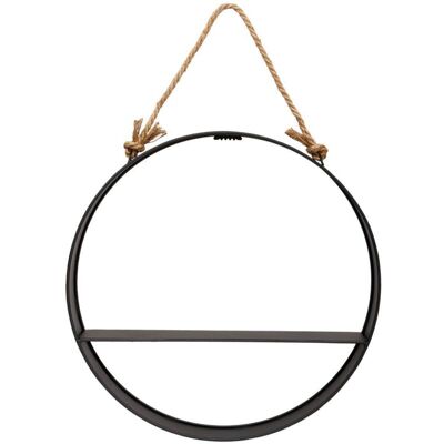 Atmosphera - Estante De Pared 'modern' Negro - Metal Créateur D'Intérieur Atmosphera - Estante De Pared 'modern' Negro - Metal Créateur D'Intérieur