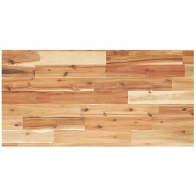 Estantería Flotante de Madera de Acacia Maciza VidaXL - Interior y Exterior Estantería Flotante de Madera de Acacia Maciza VidaXL - Interior y Exterior