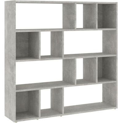 Estantería/divisor De Espacios Gris Hormigón 105x24x102 Cm Vidaxl Estantería/divisor De Espacios Gris Hormigón 105x24x102 Cm Vidaxl