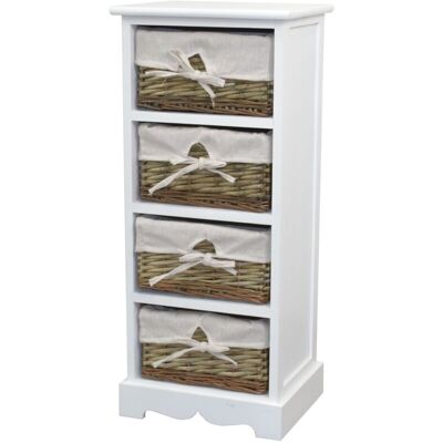 Décoshop26 Modelo MED05170 Estantería vintage en MDF - Almacenamiento Décoshop26 Modelo MED05170 Estantería vintage en MDF - Almacenamiento