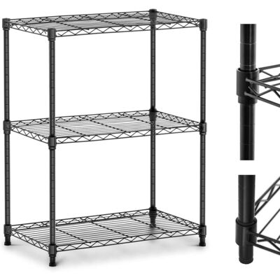 ROYAL CATERING Estantería De Rejilla Calada Con 3 Estantes De 60 X 35 X 77 Cm Hasta 120 Kg ROYAL CATERING Estantería De Rejilla Calada Con 3 Estantes De 60 X 35 X 77 Cm Hasta 120 Kg
