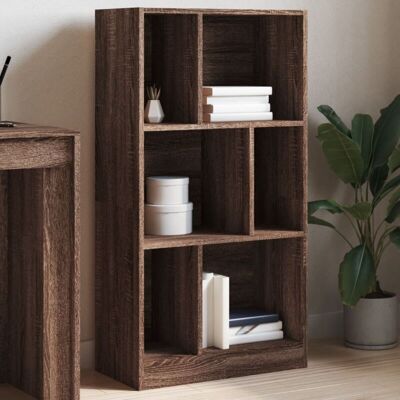 Estantería Madera De Ingeniería Marrón Roble 57x28,5x107,5 Cm Vidaxl Estantería Madera De Ingeniería Marrón Roble 57x28,5x107,5 Cm Vidaxl