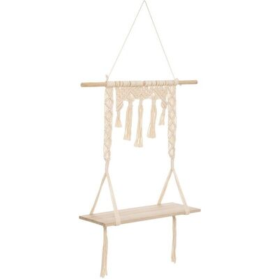Atmosphera - Estantería De Pared - Madera - Marfil - 60x80 Cm Créateur D'Intérieur Atmosphera - Estantería De Pared - Madera - Marfil - 60x80 Cm Créateur D'Intérieur