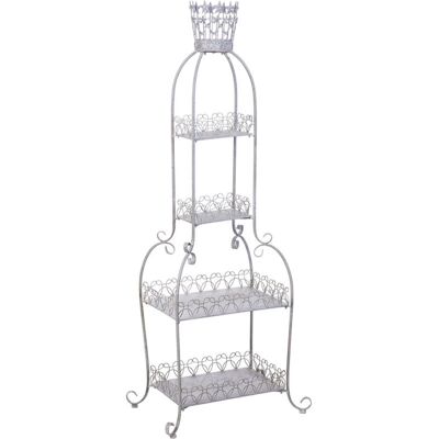 Wanderlust Deco - Expositor Estantería De Metal Con 4 Baldas 73.03x48.9x188.6h Cm Wanderlust Deco - Expositor Estantería De Metal Con 4 Baldas 73.03x48.9x188.6h Cm