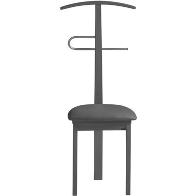 HERDASA Galán 364 Con Asiento Herrajes Cromado Satinado Lacado En Gris, 108 Cm(alto)46 Cm(ancho)44 Cm(largo) HERDASA Galán 364 Con Asiento Herrajes Cromado Satinado Lacado En Gris, 108 Cm(alto)46 Cm(ancho)44 Cm(largo)