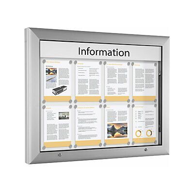 Certeo - Vitrina Para Interiores Y Exteriores Formato Apaisado Para Certeo - Vitrina Para Interiores Y Exteriores Formato Apaisado Para