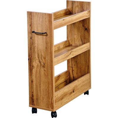 Kesper Carrito De Cocina Marrón 3 Niveles 78 Cm Kesper Carrito De Cocina Marrón 3 Niveles 78 Cm