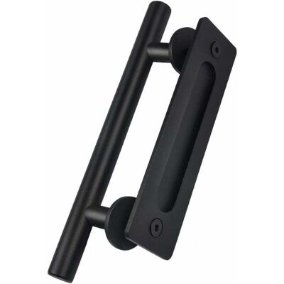 OEM Manija De Puerta Corrediza Retro De 30 Cm/11', Juego De Tiradores Y Manijas Empotradas De Acero Inoxidable Negro Para Puertas Corredizas De Madera. OEM Manija De Puerta Corrediza Retro De 30 Cm/11', Juego De Tiradores Y Manijas Empotradas De Acero Inoxidable Negro Para Puertas Corredizas De Madera.