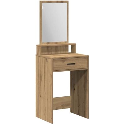 vidaXL Lavabo de Roble Efecto Madera Hecho a Mano - Lavabo vidaXL Lavabo de Roble Efecto Madera Hecho a Mano - Lavabo
