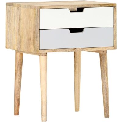Mesita De Noche De Madera Maciza De Mango 47x35x59 Cm Vidaxl Mesita De Noche De Madera Maciza De Mango 47x35x59 Cm Vidaxl