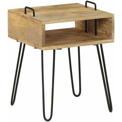Mesita De Noche De Madera Maciza De Mango 40x34x47 Cm Vidaxl Mesita De Noche De Madera Maciza De Mango 40x34x47 Cm Vidaxl