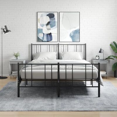 Vidaxl - Mesita De Noche 2 Uds Madera Ingeniería Gris Sonoma 40x35x50 Cm Vidaxl - Mesita De Noche 2 Uds Madera Ingeniería Gris Sonoma 40x35x50 Cm