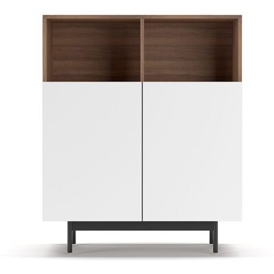 Herdasa Nogal-Blanco Melamina 602-2 - Mueble Herdasa Nogal-Blanco Melamina 602-2 - Mueble
