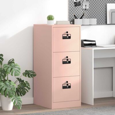 Mueble Archivador Con Cajón Con Estante Rosa 44 X 50 X 106.5 Cm Vidaxl Mueble Archivador Con Cajón Con Estante Rosa 44 X 50 X 106.5 Cm Vidaxl
